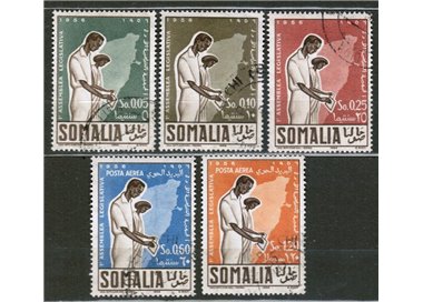 SOMALIA AFIS 1956 Prima Assemblea Legislativa Somala 5v us