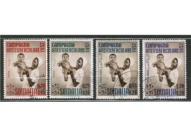 SOMALIA AFIS 1957 Anti-Tuberculosis Campaign 4v us