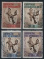 SOMALIA AFIS 1957 Campagna Antitubercolare 4v us