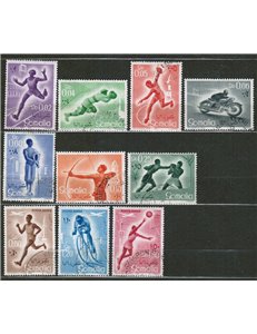 SOMALIA AFIS 1958 Sport 10v us