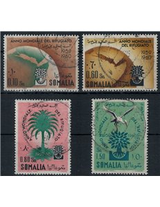 SOMALIA AFIS 1960 Anno Mondiale del Rifugiato 4v us