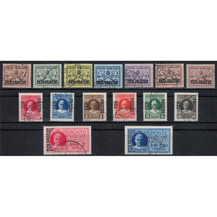 VATICANO 1931 Pacchi postali 15v us