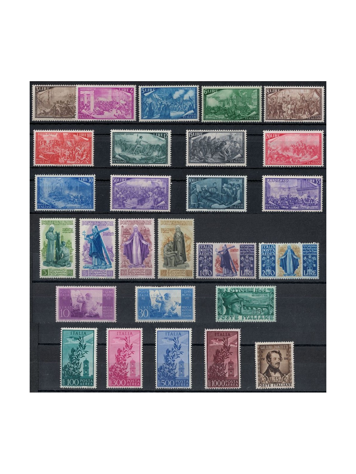ITALIA 1948 Annata Completa 27v MH*
