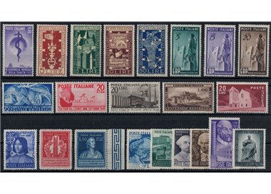 ITALY 1949 Complete Year 22v MH*