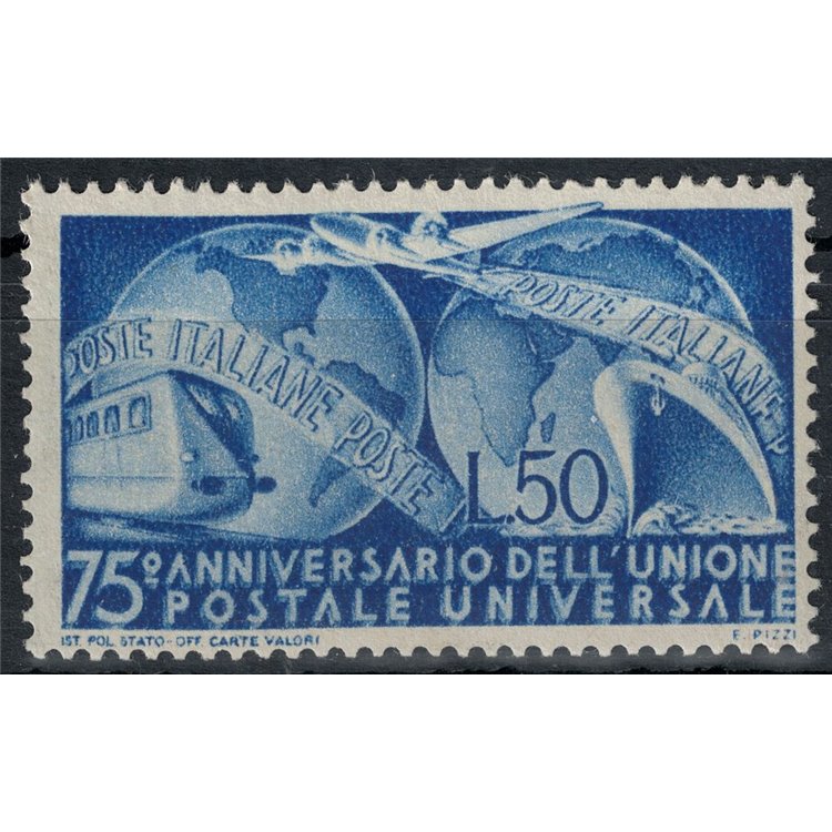 ITALY 1949 Anniversary Upu MH*