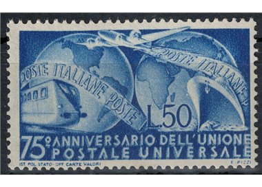 ITALY 1949 Anniversary Upu MH*