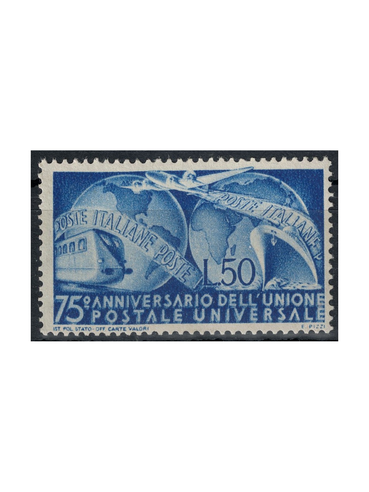 ITALY 1949 Anniversary Upu MH*