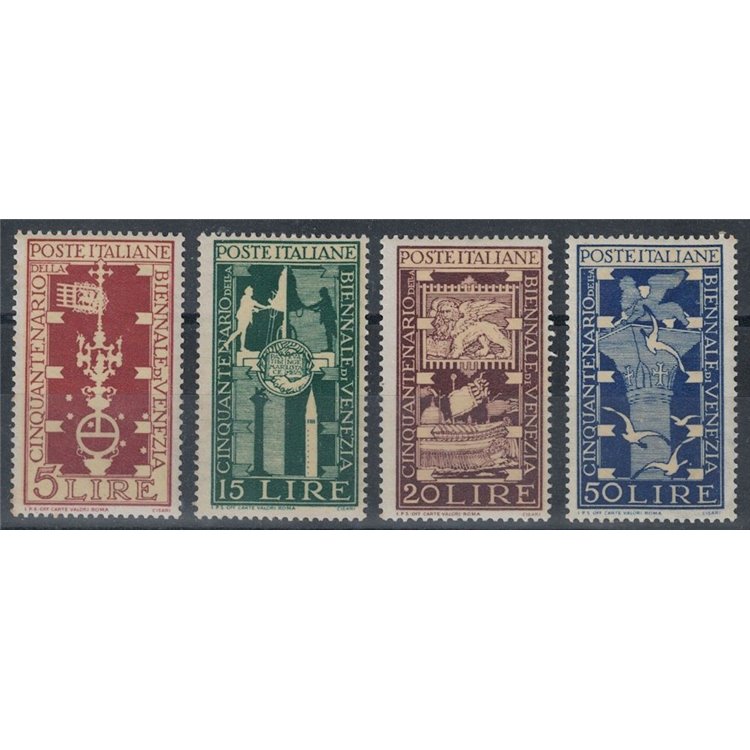 ITALY 1949 Venice Art Biennale 4v MH*