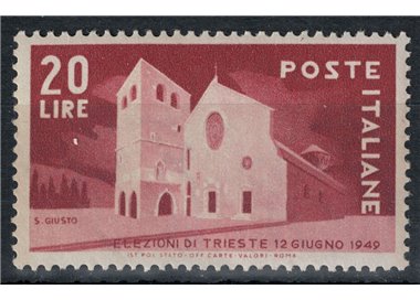 ITALIA 1949 Elezioni di Trieste MH*