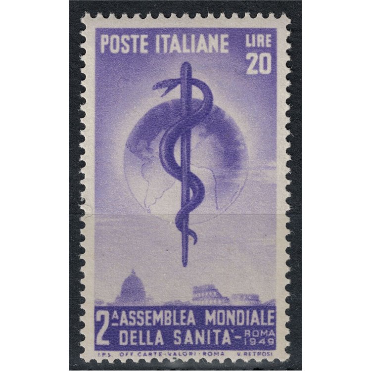 ITALY 1949 MH* Health Organization