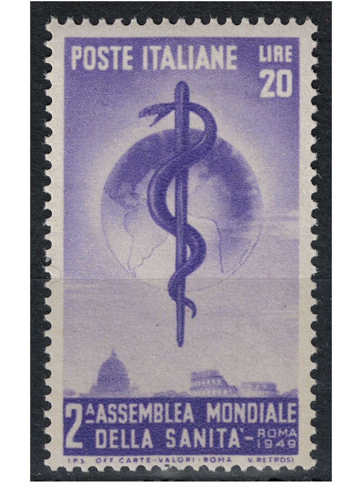 ITALY 1949 MH* Health Organization