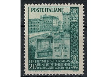 ITALY 1949 Ponte Santa Trinità MH*
