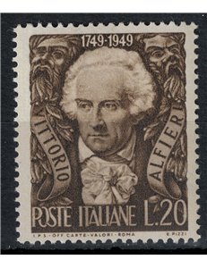 ITALY 1949 Vittorio Alfieri MH*