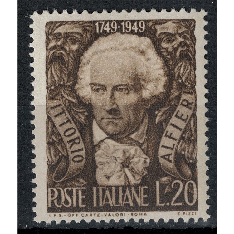 ITALIA 1949 Vittorio Alfieri MH*