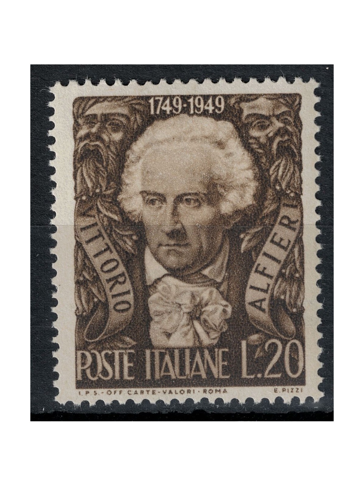 ITALY 1949 Vittorio Alfieri MH*