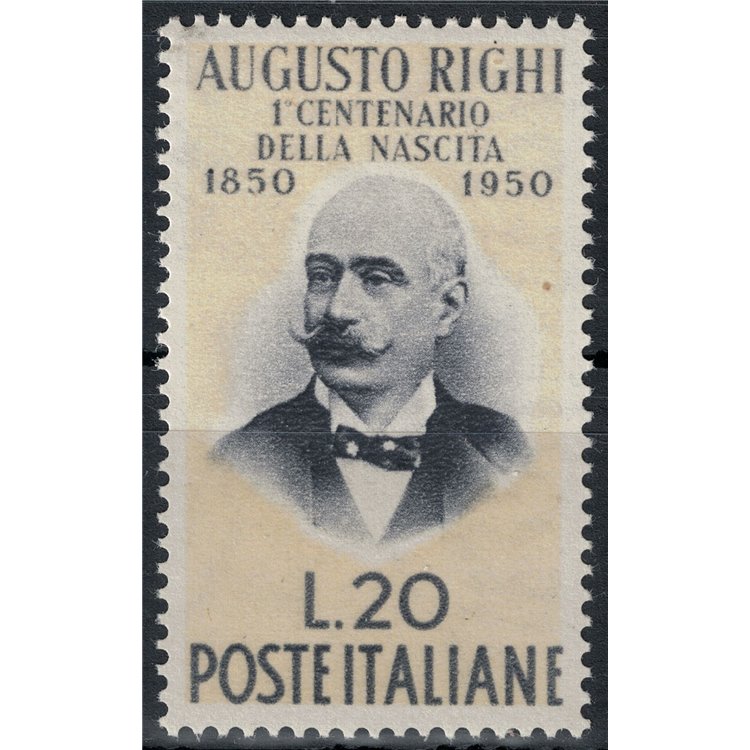 ITALIA 1950 Augusto Righi MH*