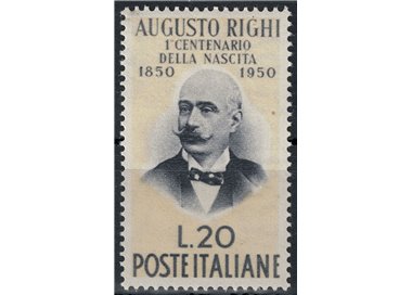 ITALY 1950 Augusto Righi MH*