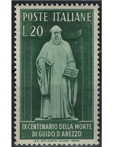 ITALY 1950 Guido d'Arezzo MH*