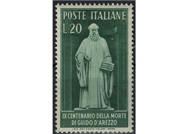 ITALIA 1950 Guido d'Arezzo MH*