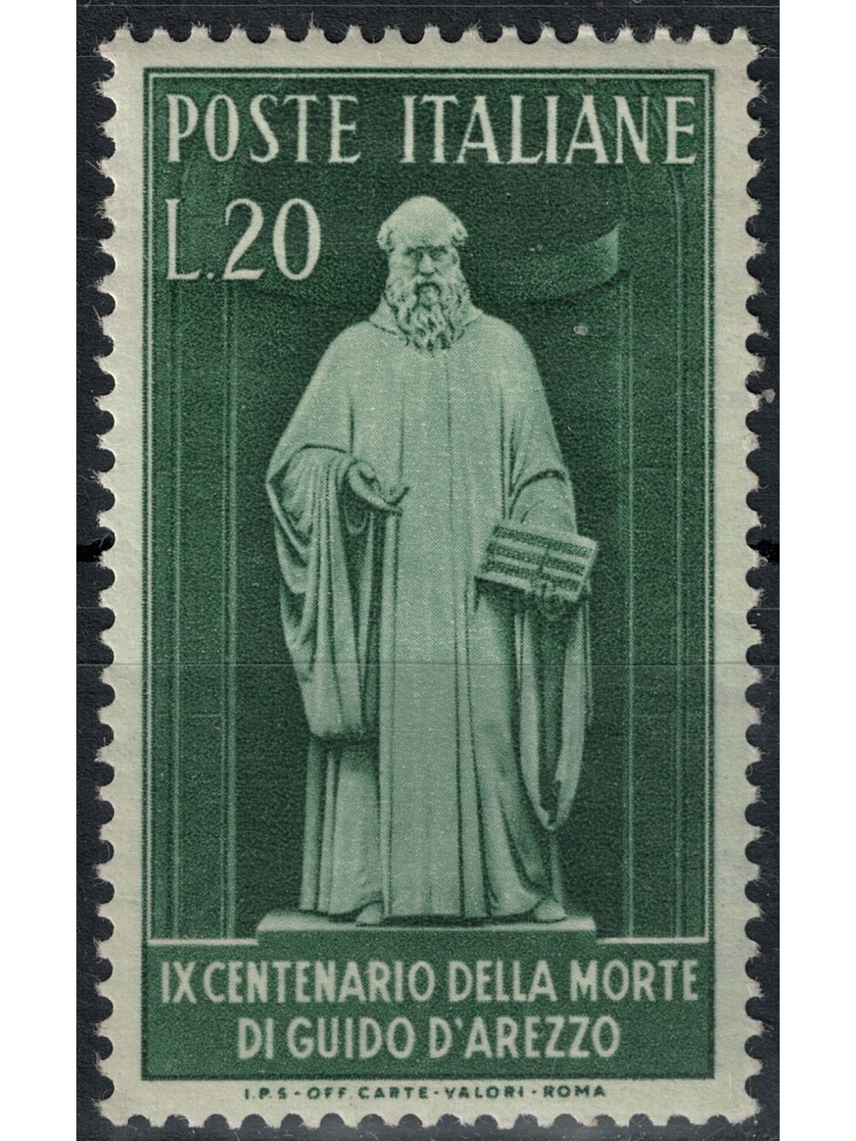 ITALY 1950 Guido d'Arezzo MH*