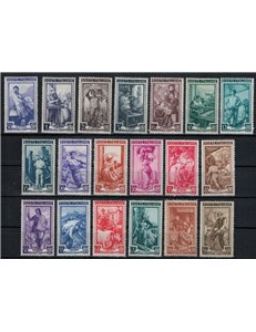 ITALIA 1950 Italia al lavoro 19v MH*