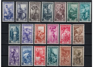 ITALY 1950 Italy at Work 19v MH*