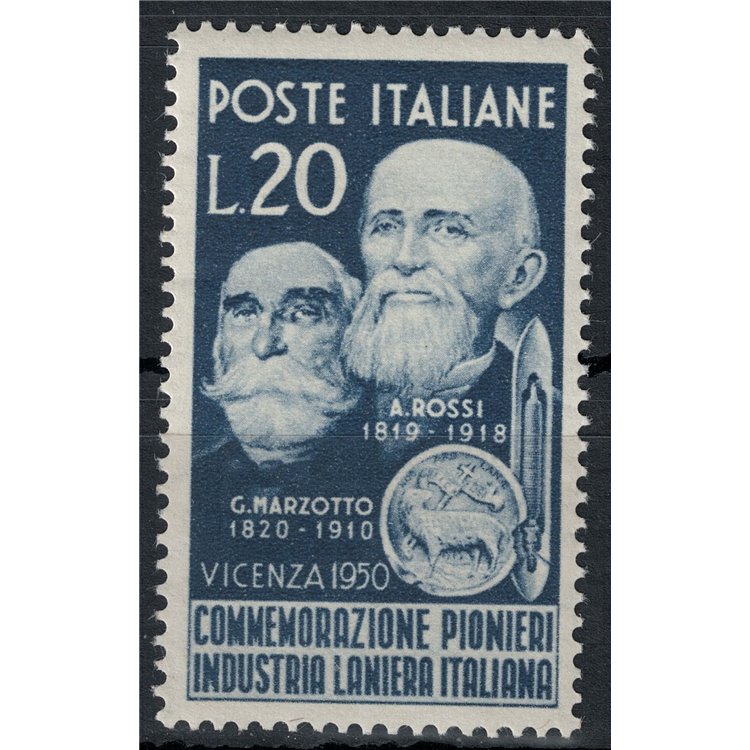 ITALY 1950 Pioneers of the Wool Industry MH*