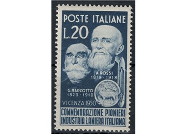 ITALY 1950 Pioneers of the Wool Industry MH*