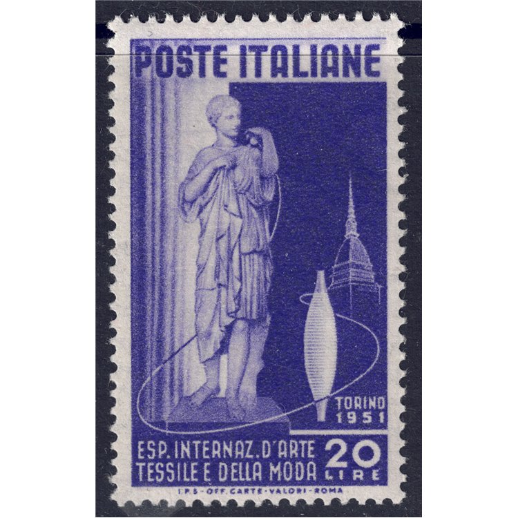 ITALIA 1951 Arte tessile MH*