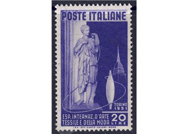 ITALIA 1951 Arte tessile MH*