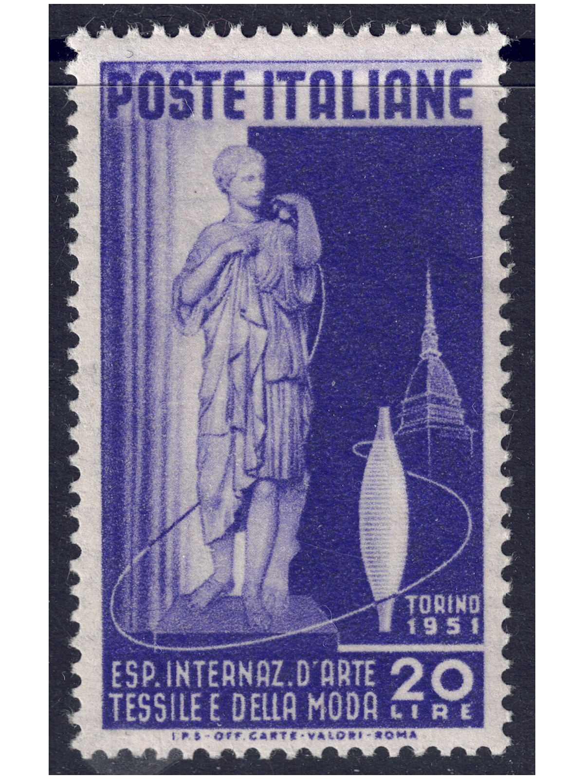 ITALIA 1951 Arte tessile MH*
