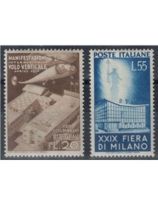 ITALY 1951 Milan Fair 2v MH*