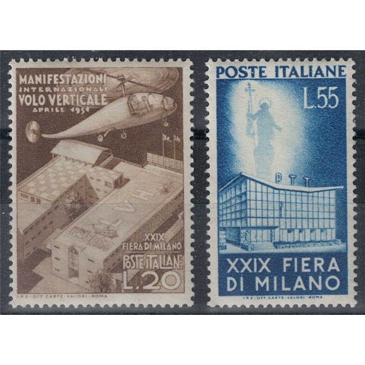 ITALY 1951 Milan Fair 2v MH*