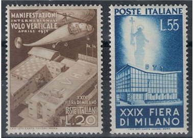 ITALIA 1951 Fiera di Milano 2v MH*