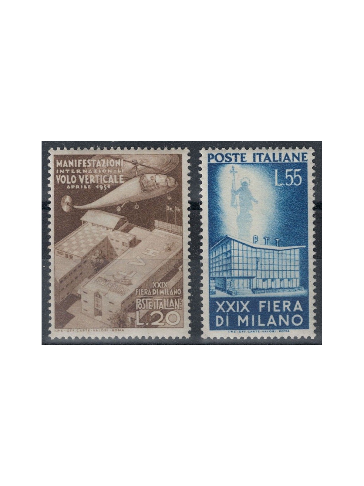 ITALY 1951 Milan Fair 2v MH*