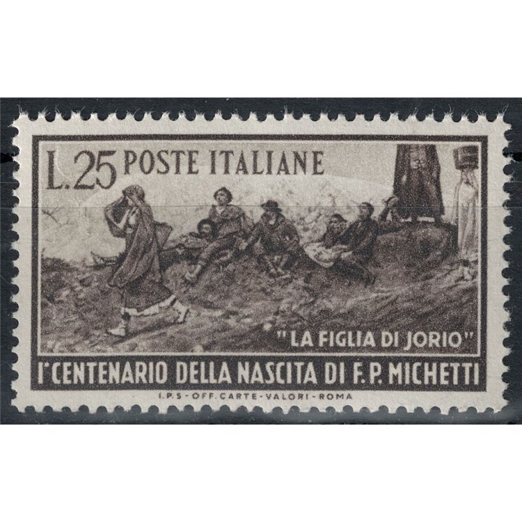 ITALY 1951 Francesco Paolo Michetti MH*