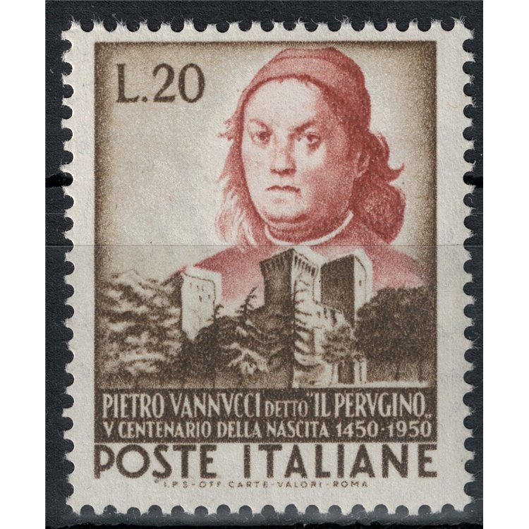 ITALIA 1951 Pietro Vannucci (Il Perugino) MH*