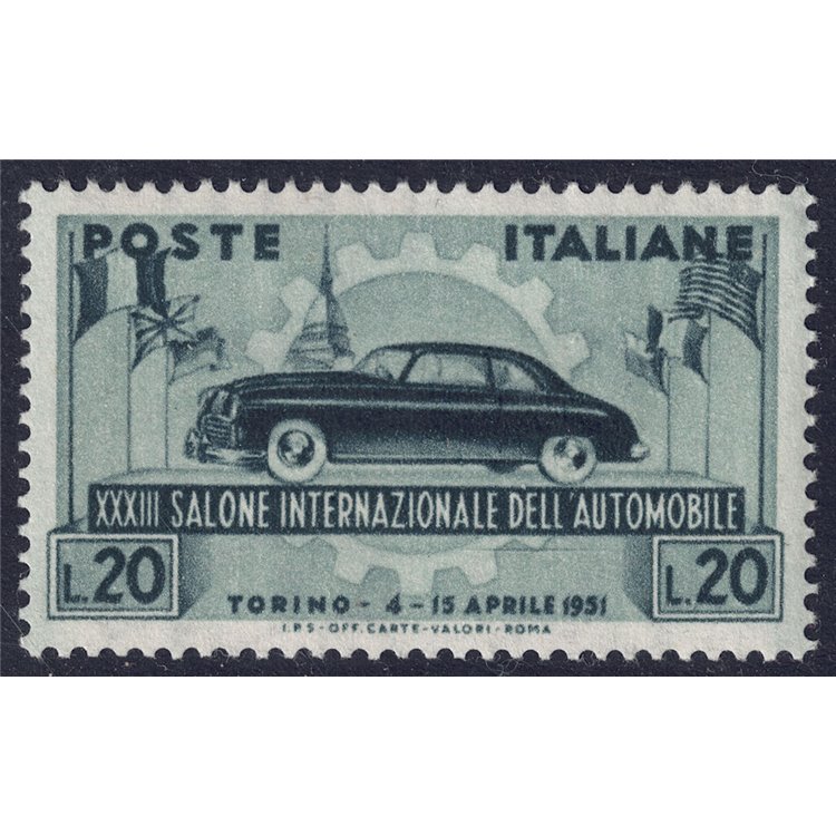 ITALIA 1951 Salone dell'automobile MH*