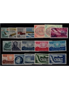 ITALY 1956 Complete Year 17v MH*