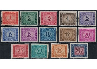 ITALIA 1947-54 Segnatasse (ruota) 14v MH*