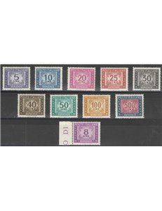 ITALIA 1955-66 Segnatasse (stelle) 10v MH*