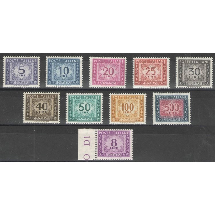 ITALIA 1955-66 Segnatasse (stelle) 10v MH*