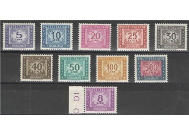 ITALIA 1955-66 Segnatasse (stelle) 10v MH*