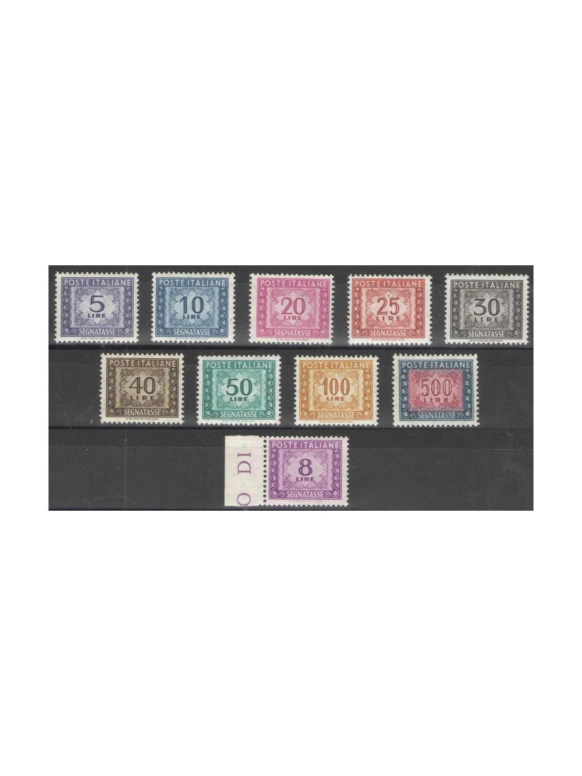ITALIA 1955-66 Segnatasse (stelle) 10v MH*