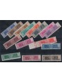 ITALIA 1946-51 Pacchi postali (ruota) 15v MH*