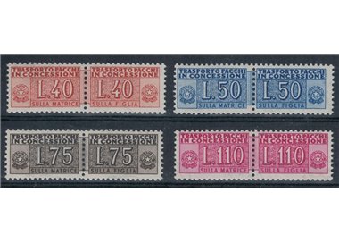 ITALY 1953 Concessionary parcels 4v MH*