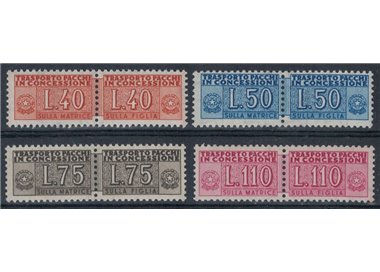 ITALY 1955-58 Concessionary parcels 4v MH*