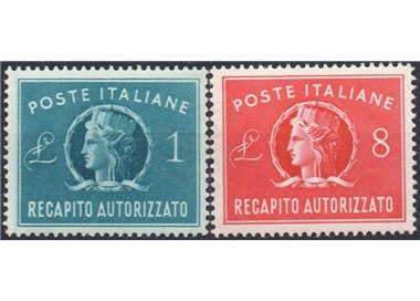 ITALY 1947 Authorized delivery 2v MH*