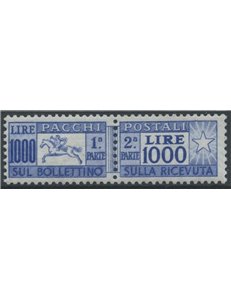 ITALY 1954 Postal parcels, MH* horse