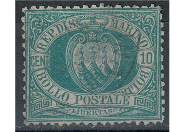 SAN MARINO 1892-94 10c verde us